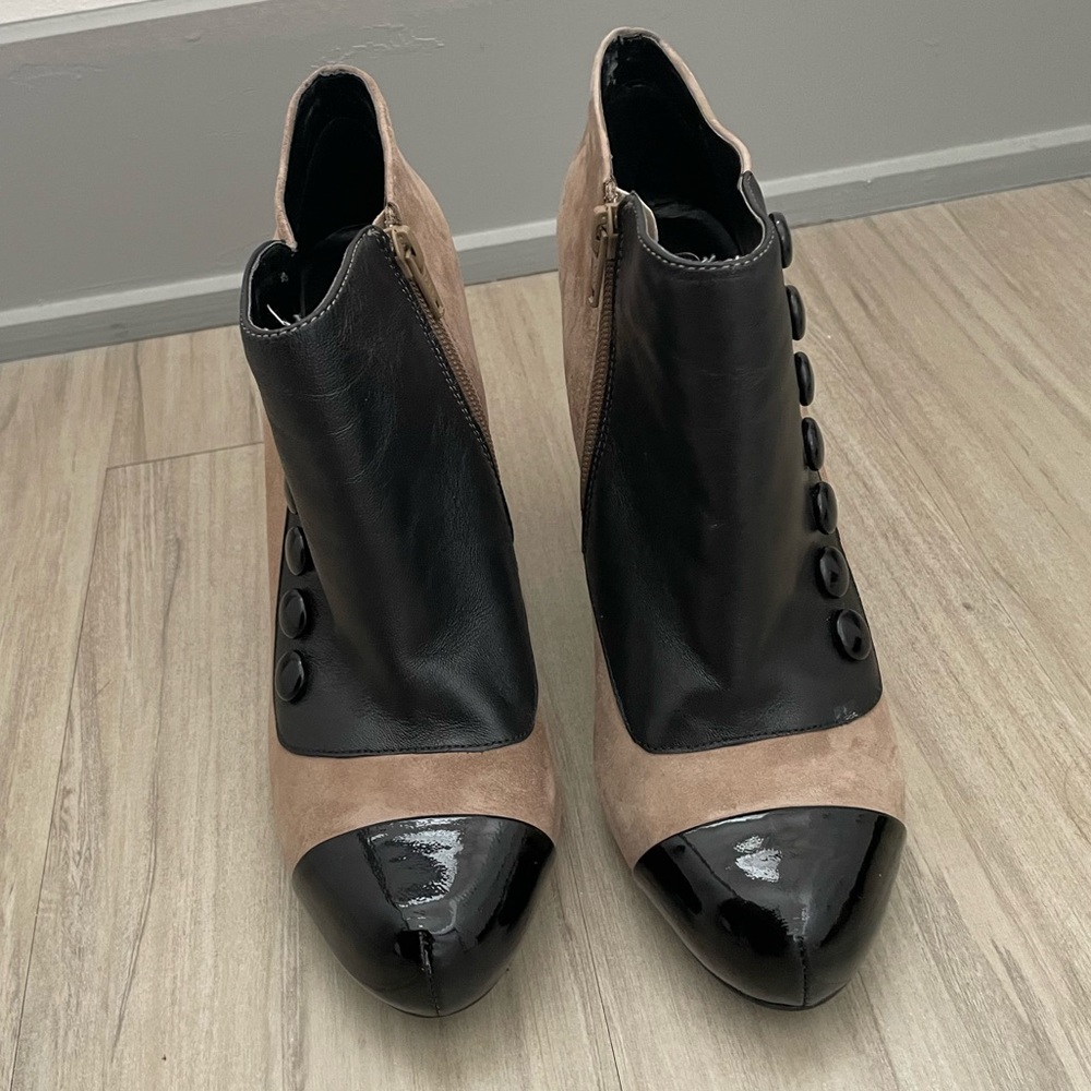 Gianni Bini Suede and leather Booties - Picture 4 of 7